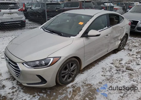 2018 Hyundai Elantra Sel z USA, uszkodzony, nr VIN 5NPD84LF0JH232667